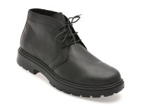 Ghete GEOX negre, U56FRA, din piele naturala - 1