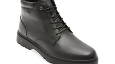 Ghete GEOX negre, U56HNA, din piele naturala