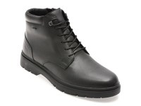 Ghete GEOX negre, U56HNA, din piele naturala - 1