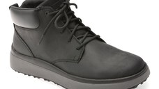 Ghete GEOX negre, U56MSA, din piele naturala