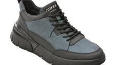 Ghete GRYXX albastre, 58623, din piele naturala