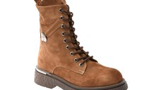 Ghete GRYXX maro, 163151, din piele intoarsa