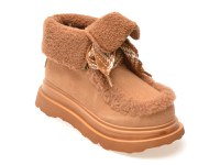 Ghete GRYXX maro, 3088, din piele intoarsa - 1