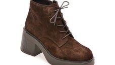 Ghete GRYXX maro, 3772512, din piele intoarsa