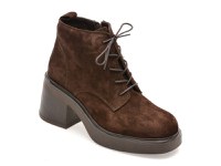 Ghete GRYXX maro, 3772512, din piele intoarsa - 1