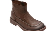 Ghete GRYXX maro, X001, din piele naturala