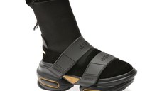 Ghete GRYXX negre, 20127, din material textil