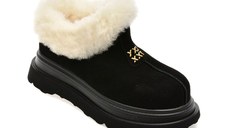Ghete GRYXX negre, 3120, din piele intoarsa