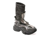 Ghete GRYXX negre, 3793700, din material textil - 1