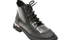 Ghete GRYXX negre, 527314, din piele naturala lacuita