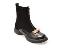 Ghete GRYXX negre, 5W306, din piele intoarsa - 1