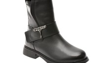 Ghete GRYXX negre, G719, din piele naturala