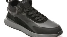 Ghete GRYXX negre, ZMSN33, din piele naturala