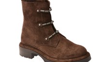 Ghete IMAGE maro, 1504161, din piele intoarsa