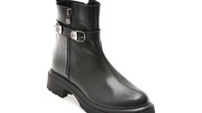 Ghete IMAGE negre, 1504181, din piele naturala