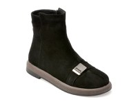 Ghete IMAGE negre, 2541842, din piele intoarsa - 1