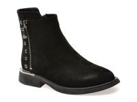 Ghete IMAGE negre, 370032, din piele intoarsa - 1