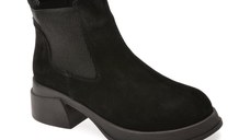 Ghete IMAGE negre, 3772501, din piele intoarsa