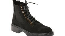 Ghete IMAGE negre, 4842529, din piele intoarsa