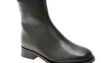 Ghete IMAGE negre, EB883, din piele naturala