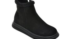 Ghete negre FLAVIA PASSINI W81521 din piele intoarsa pentru femei