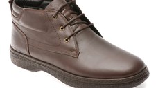 Ghete OTTER maro, SH8623, din piele naturala