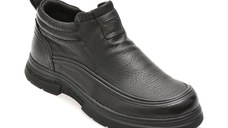 Ghete OTTER negre, 58620, din piele naturala