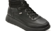 Ghete REMONTE negre, D2V71, din material textil