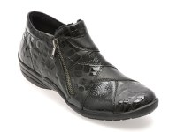 Ghete REMONTE negre, R7674, din piele naturala - 1