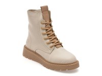 Ghete RIEKER bej, 70404, din piele naturala - 1