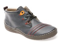 Ghete RIEKER bleumarin, 52509, din piele ecologica - 1