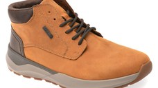 Ghete RIEKER maro, 6001, din piele naturala