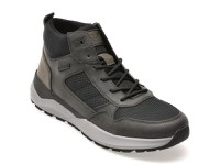 Ghete RIEKER negre, 6020, din material textil - 1