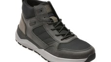 Ghete RIEKER negre, 6020, din material textil