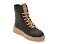 Ghete RIEKER negre, 70404, din piele naturala - 1