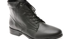 Ghete RIEKER negre, 77030, din piele ecologica