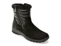 Ghete RIEKER negre, L7187, din piele naturala - 1