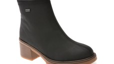 Ghete RIEKER negre, Y5251, din material textil