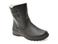 Ghete RIEKER negre, Z7172, din piele naturala - 1