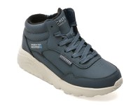 Ghete SKECHERS bleumarin, UNO LITE, din piele ecologica - 1