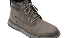 Ghete SKECHERS gri, GARLAN, din piele ecologica