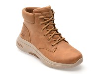 Ghete SKECHERS maro, GO WALK ARCH FIT 2.0 BOOT, din material textil - 1