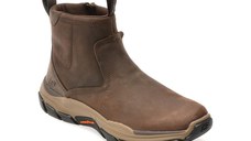 Ghete SKECHERS maro, RESPECTED, din piele naturala