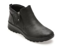 Ghete SKECHERS negre, LOVELY VIBE, din material textil - 1