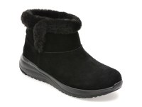 Ghete SKECHERS negre, ON-THE-GO STELLAR, din piele intoarsa - 1