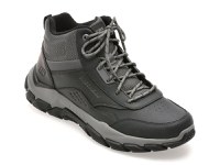 Ghete SKECHERS negre, SANTORO, din piele naturala - 1
