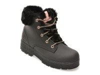 Ghete SKECHERS negre, STREET GLITZ, din piele ecologica - 1