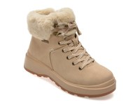 Ghete SKECHERS nude, PARK CITY, din piele ecologica - 1