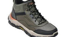 Ghete SKECHERS SANTORO kaki din piele naturala pentru barbati