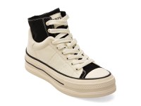 Ghete sport GRYXX alb-negru, 5719, din piele naturala - 1